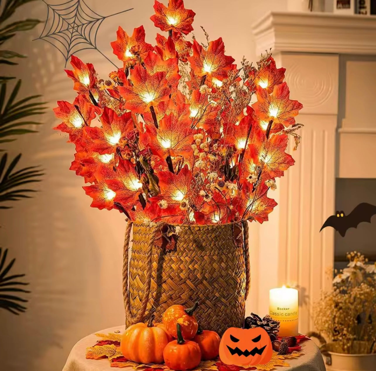 LED Red Maple Leaf